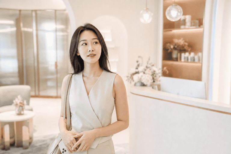 首次造訪醫美診所的女性